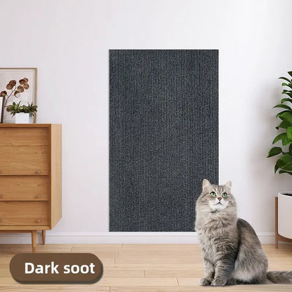 Iridescent Protective Cat Claw Guard Sticky Pad - 11.85" x 39.3" - Easy Installation Anti-Scratch Solution for Leather Furniture, Sofa Arms, and Corners by Sohochic Home Supply