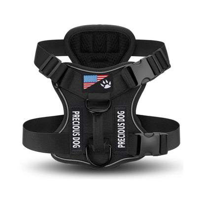 Tactical Dog Harness - Versatile and Durable Harness for All Breeds, Reflective Design, Adjustable No-Pull Control, Comfortable All-Day Wear, Easy Clip Attachment