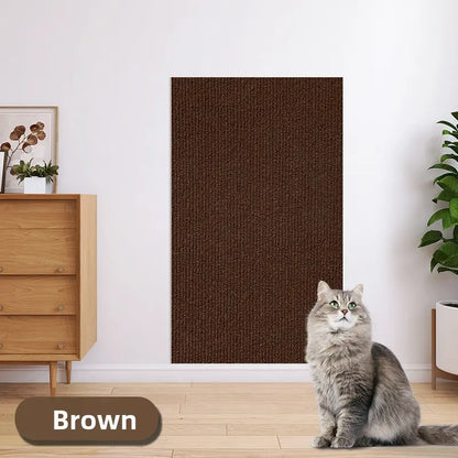 Iridescent Protective Cat Claw Guard Sticky Pad - 11.85" x 39.3" - Easy Installation Anti-Scratch Solution for Leather Furniture, Sofa Arms, and Corners by Sohochic Home Supply