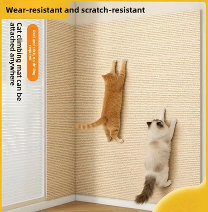 Iridescent Protective Cat Claw Guard Sticky Pad - 11.85" x 39.3" - Easy Installation Anti-Scratch Solution for Leather Furniture, Sofa Arms, and Corners by Sohochic Home Supply