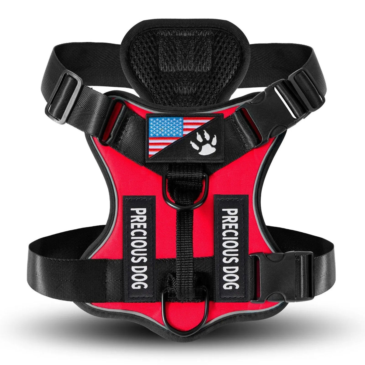 Tactical Dog Harness - Versatile and Durable Harness for All Breeds, Reflective Design, Adjustable No-Pull Control, Comfortable All-Day Wear, Easy Clip Attachment