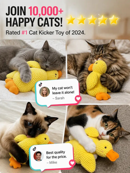 UQIOZ Interactive Catnip Plush Toy - Universal Size Wand for Engaging Play, Durable Chew-Resistant Design, Crinkle Sound Teething Aid for Cats