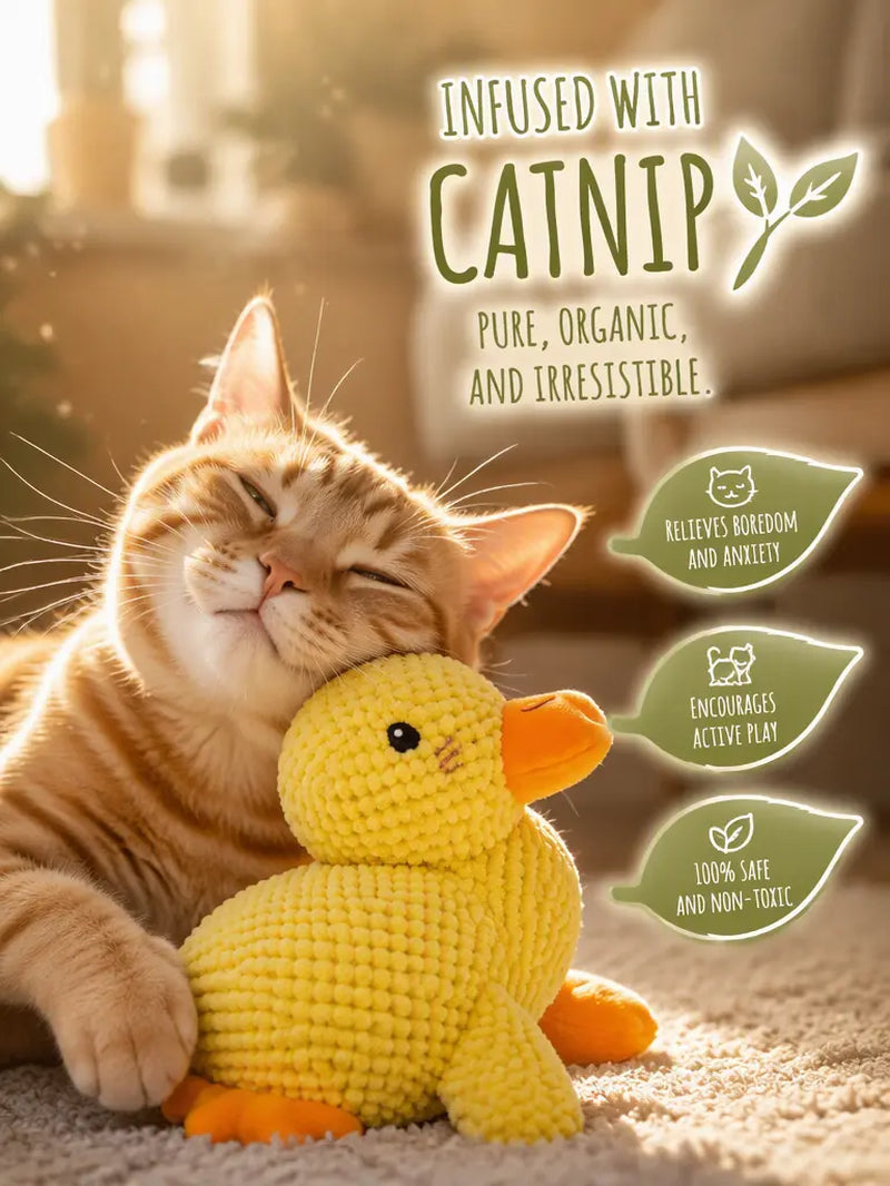 UQIOZ Interactive Catnip Plush Toy - Universal Size Wand for Engaging Play, Durable Chew-Resistant Design, Crinkle Sound Teething Aid for Cats