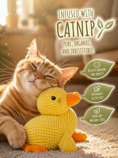 UQIOZ Interactive Catnip Plush Toy - Universal Size Wand for Engaging Play, Durable Chew-Resistant Design, Crinkle Sound Teething Aid for Cats