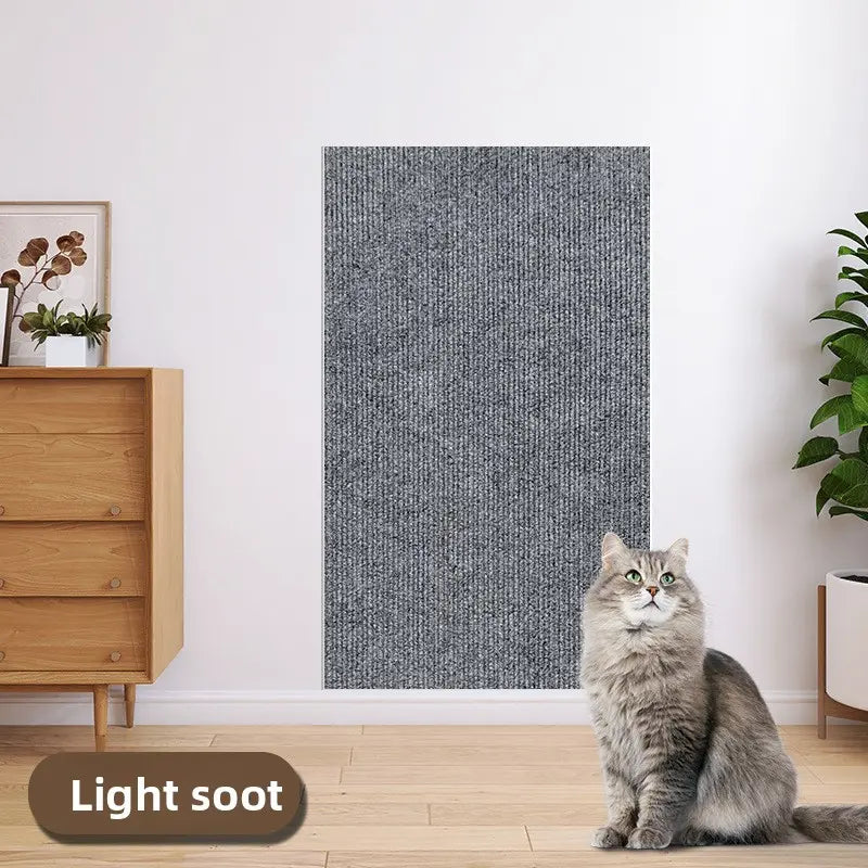 Iridescent Protective Cat Claw Guard Sticky Pad - 11.85" x 39.3" - Easy Installation Anti-Scratch Solution for Leather Furniture, Sofa Arms, and Corners by Sohochic Home Supply