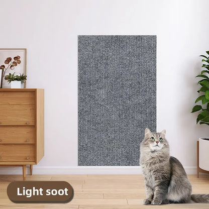 Iridescent Protective Cat Claw Guard Sticky Pad - 11.85" x 39.3" - Easy Installation Anti-Scratch Solution for Leather Furniture, Sofa Arms, and Corners by Sohochic Home Supply